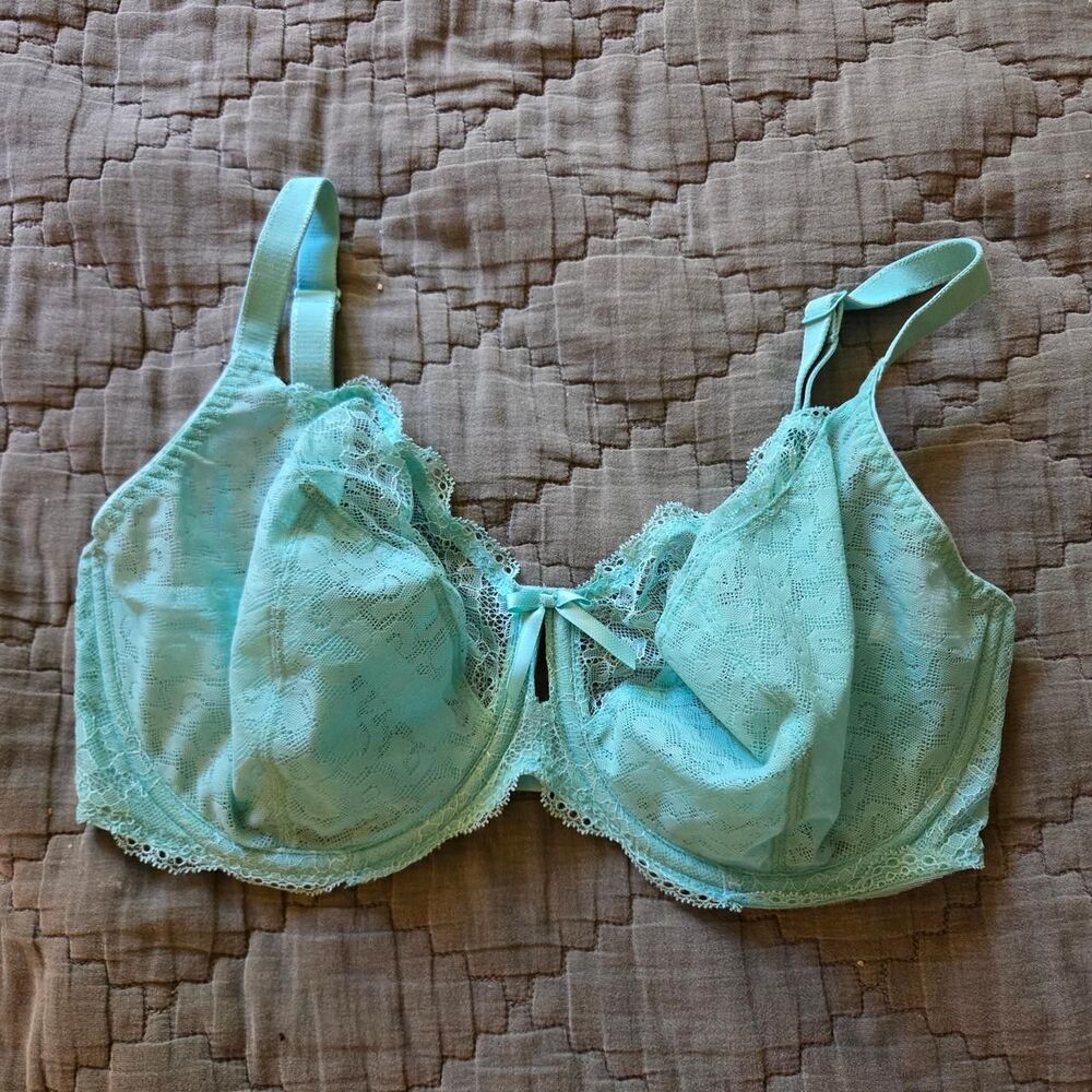 Freya Women's Blue and Green Bra
